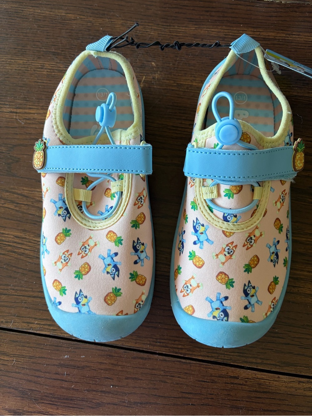 Bluey  Kids Water Shoes with Pineapple Print